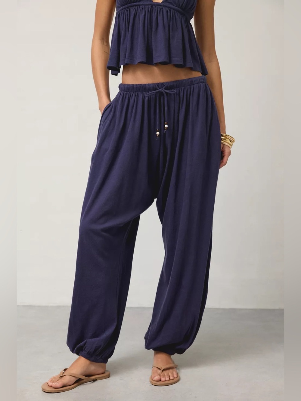 UO Out From Under Summer Love Cotton Balloon Pants